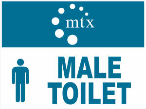 MTX Contracts Site Safety SS-0014 Male Toilet
