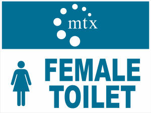 MTX Contracts Site Safety SS-0015 Female Toilet