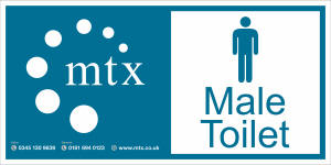 MTX Contracts Site Safety SS-0016 Male Toilet