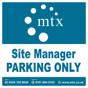 MTX Contracts Site Safety SS-0022 MTX Site Manager Parking Only