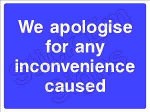 We apologise CONS0003
