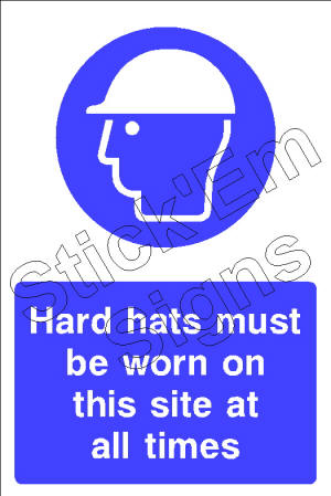 Hard hats must be worn CONS0004 