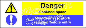 Danger Confined space - 