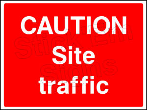 Caution site traffic CONS0061