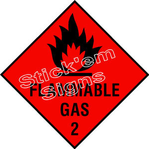 DANG0002 Flamable Gas 2