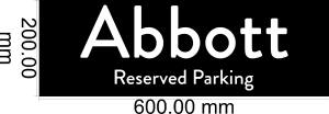 10772-CAA Abbott Reserved parking