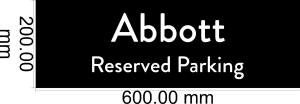10772-CBA Abbott Reserved parking