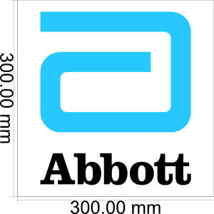 10772-F abbott logoInternal Office door sign