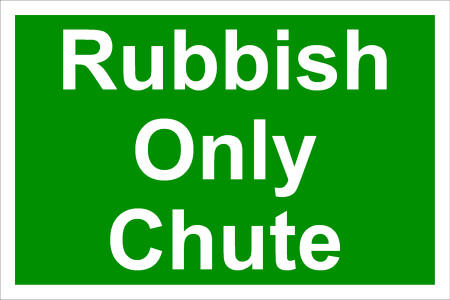 11475-N Rubbish Only Chute 300x200mm
