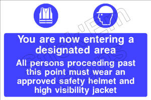 You are now entering a designated area CONS0001