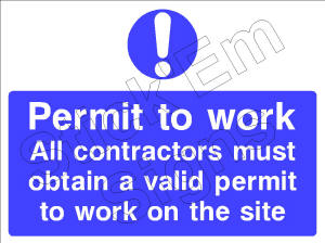 Permit to work CONS0002