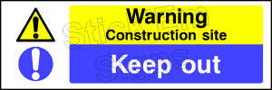 Construction site keep out CONS0038
