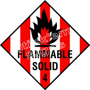 DANG0006 Flammable Solid 4